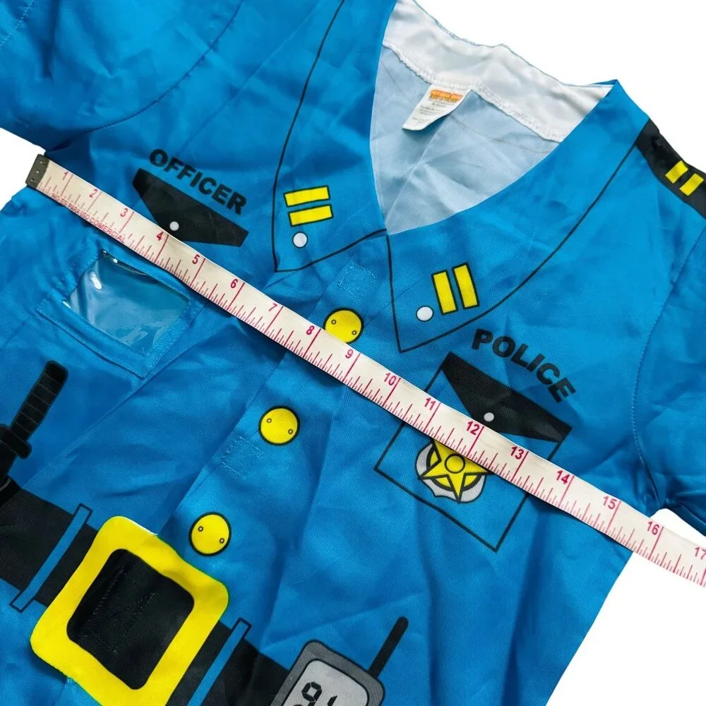 Kids Police Officer Dress-Up Costume By Aeromax  Ages 3-6 Graphics For Role Play